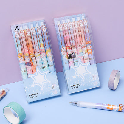 Yimu Lin Lisa's Secret Constellation Press Gel Pen-2 Cute Cartoons