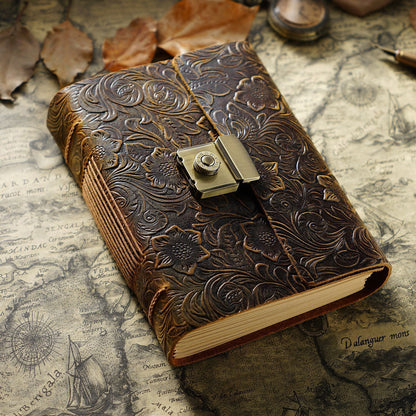 Vintage Journal Journal Cowhide Notebook