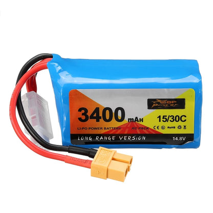 ZOPPower14.8 V3400mAh15C 30 C4s Lithium Ion Batteries