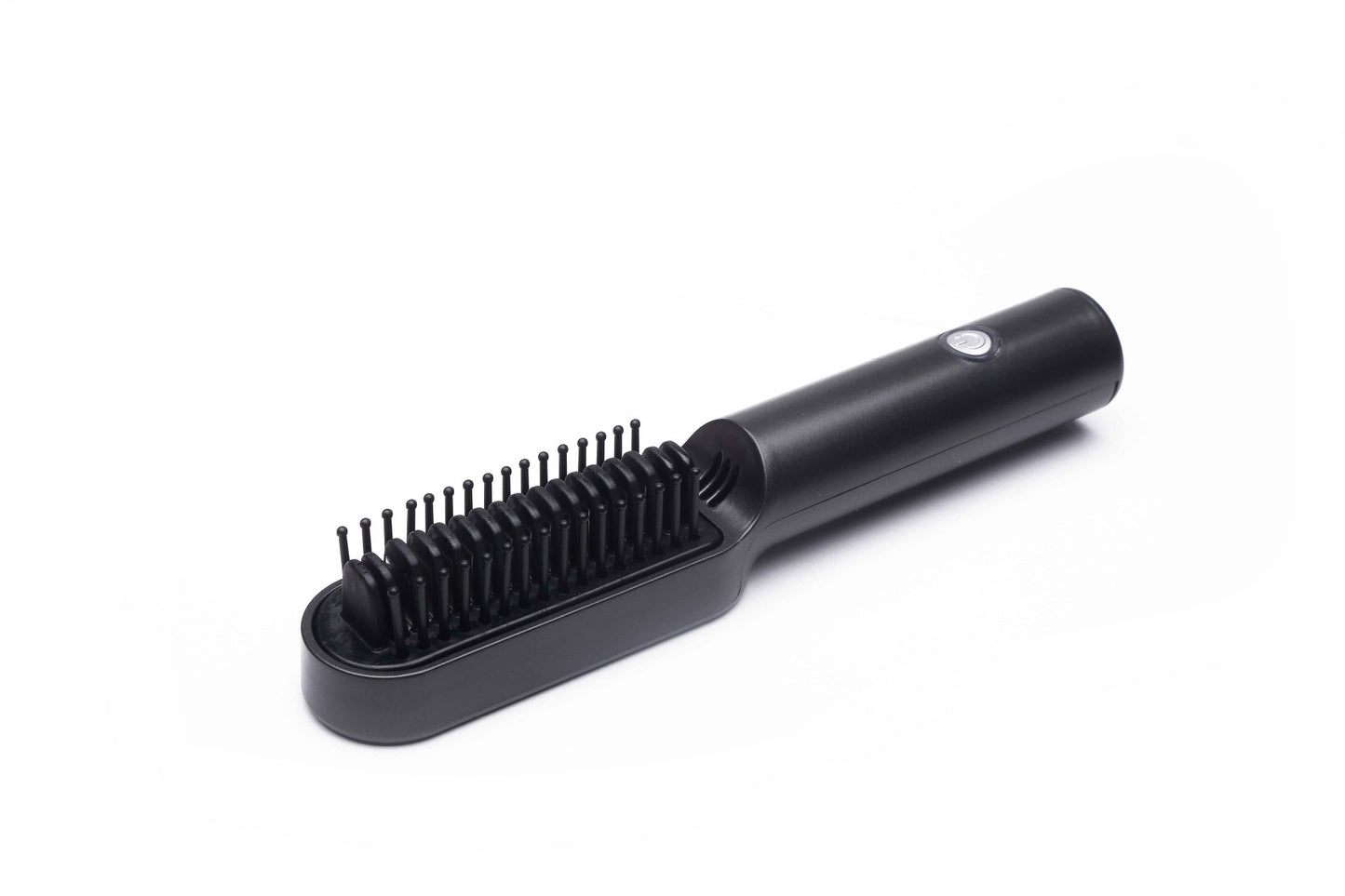 USB Tragbare Heißer Luft Kamm Rechargable Professional Hair Trockner Pinsel 2 In1 Mini Haarglätter Curler Pinsel Haar Styler