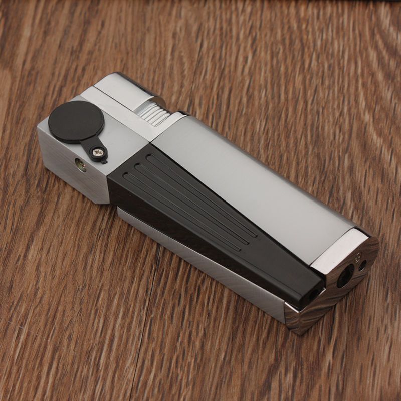 Encendedor Pipe Lighter Creative Foldable Metal Lighter Pipe Combination Portable Folding Pipe Lighter Smoking Men's Smoking Gadget - RazzX