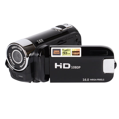 Vlog Camera 1080P Full HD 16 Million Pixel DV Camcorder Digital Video Camera Screen 16X Night Shoot Zoom Digital Zoom