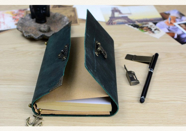 Retro leather notebook