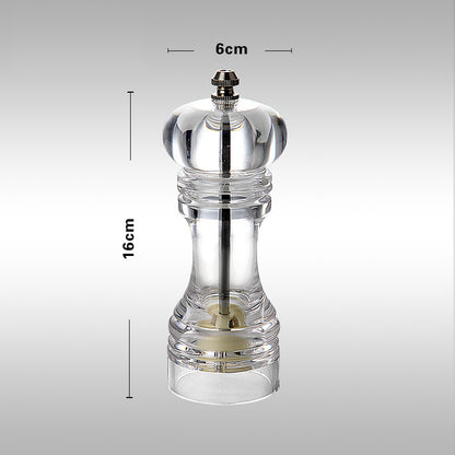 Kreative küche geräte hand glas grinder mit pfeffer mühle