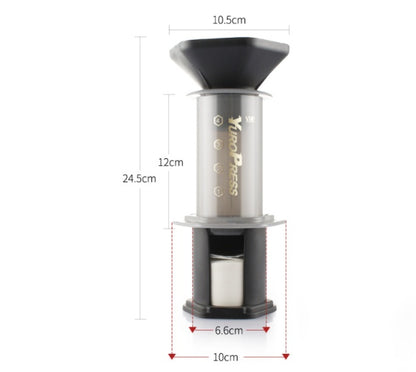 Tragbare Kaffee Französisch Presse Espresso Kaffee Maschine Kalten Brauen Filter Mehrweg Tropf Barista Werkzeuge Drip Kaffee Topf Werkzeuge