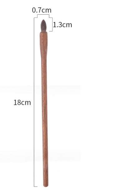 Walnut Makeup Brush