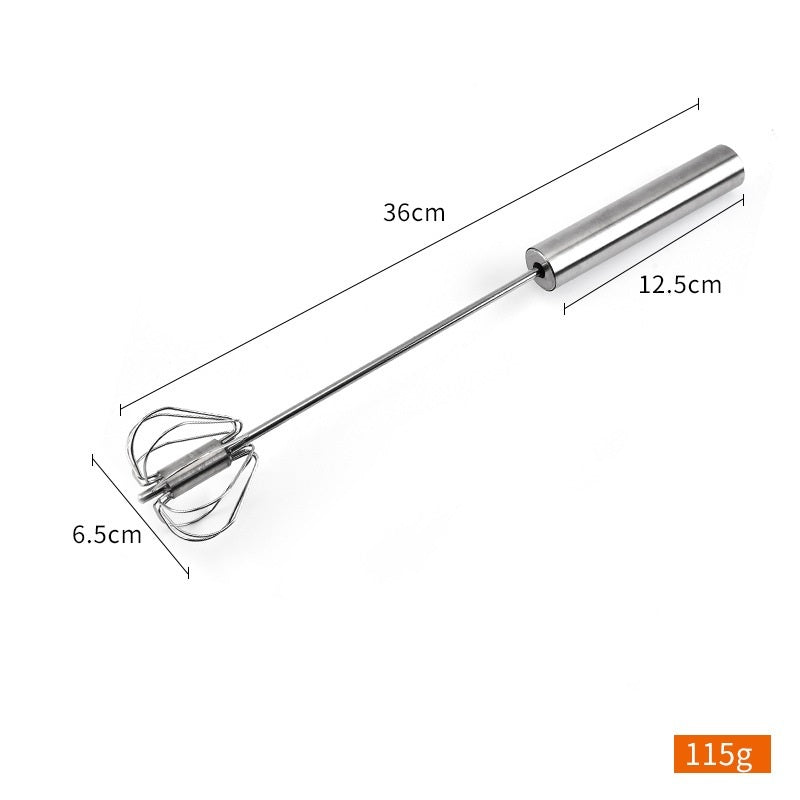 Edelstahl Semi Automatische Schneebesen Küche Werkzeuge Hand Schneebesen