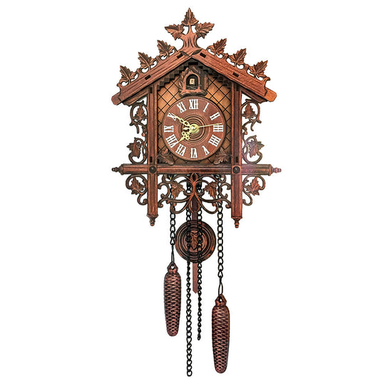 Vintage Wooden Hanging Cuckoo Wall Clock For Living Room Home Restaurant Bedroom Drop Ship