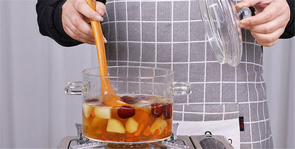 Glas Topf Herd Topf Küche Transparent Mini Suppe Topf Herd herd Kochen Werkzeuge Zubehör