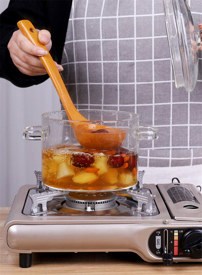 Glas Topf Herd Topf Küche Transparent Mini Suppe Topf Herd herd Kochen Werkzeuge Zubehör