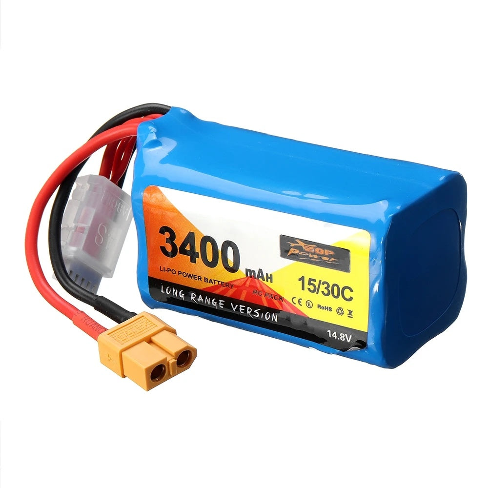 ZOPPower14.8 V3400mAh15C 30 C4s Lithium Ion Batteries