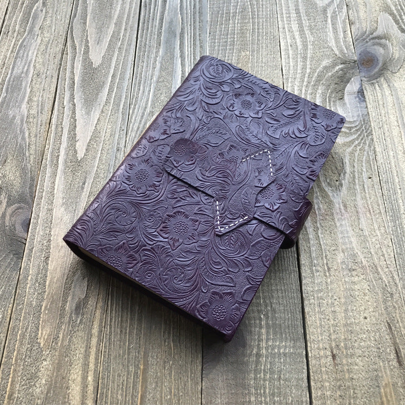 Leather hand made notebook