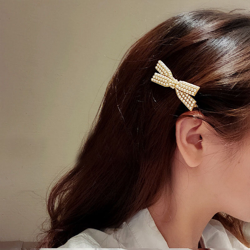 Zhao Liying the same pearl bow hairpin