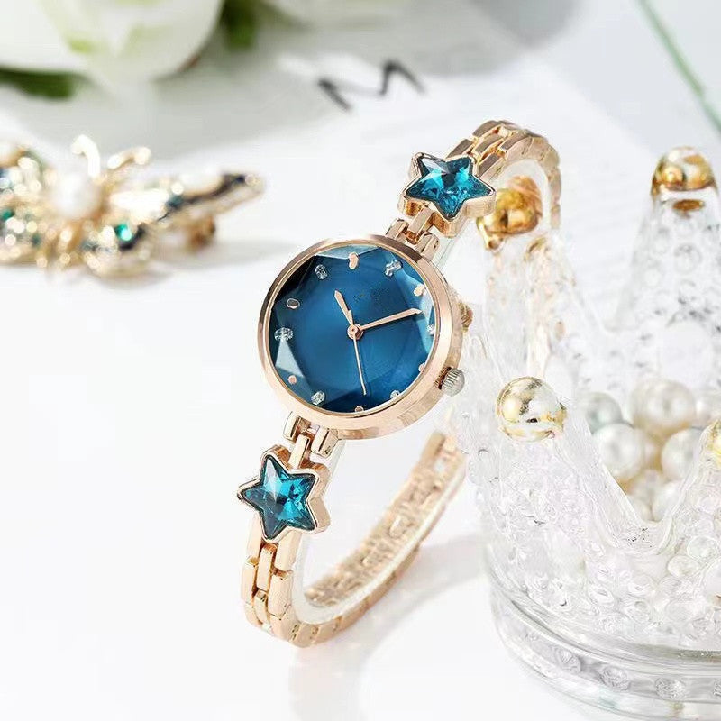 Valentine's Day Fine Gifts Women's Rose Gift Box Watch Bracelet Perfume Exquisite Set Quartz Wrist Watch