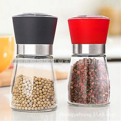 Kreative küche geräte hand glas grinder mit pfeffer mühle