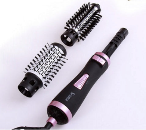 Professional Hair Trockner Rotary Pinsel Maschine 2 in 1 Multifunktions Haar Curler Curling Eisen Zauberstab Styling Werkzeuge