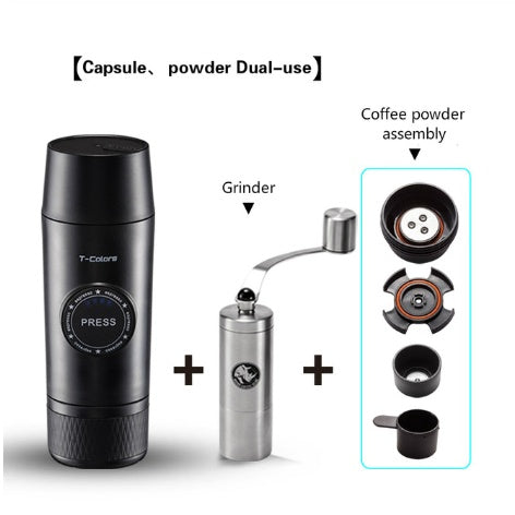 Mini Espresso Kaffee Maker Tragbare Wiederaufladbare Mech