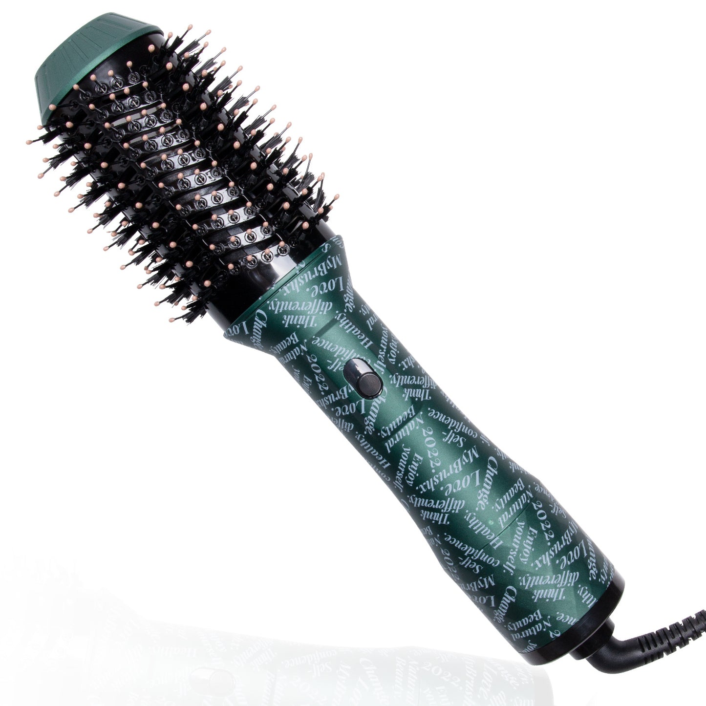 Haartrockner bürste, Heißluft bürste mit verbessertem Fass, Fösten bürste und Styler Volumize in einem, Haartrockner Multifunktion ale Keramik Turmalin Negative Ionen-Heißluft-Styling-Bürste für Frauen