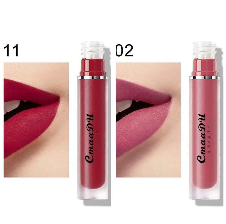 15 Shades Of Non-Stick Cup Lip Gloss Matte Lipstick