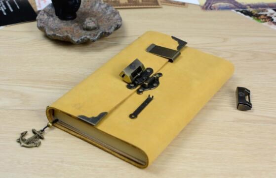 Retro leather notebook