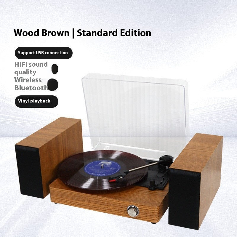 Vinyl Record Player Integrated Bluetooth Audio Retro Ornaments