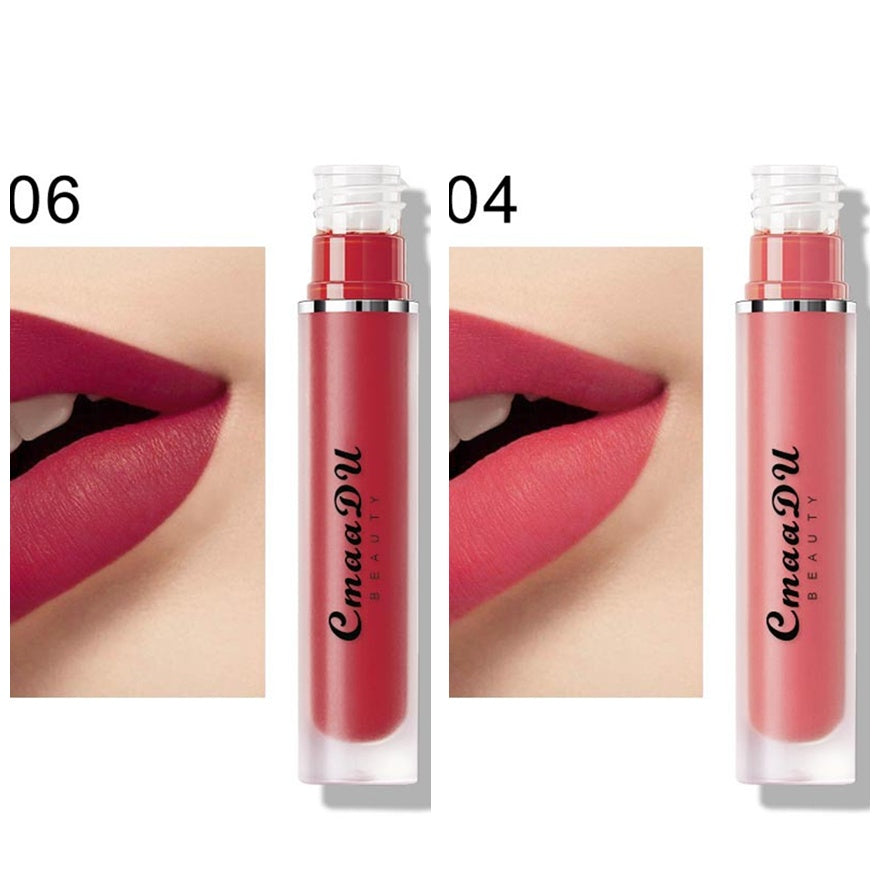 15 Shades Of Non-Stick Cup Lip Gloss Matte Lipstick