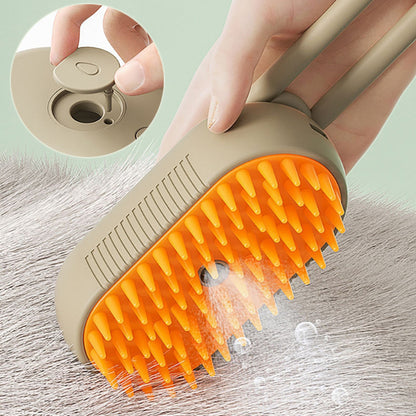 Cat Steam Brush Steamy Dog Brush 3 In 1 Electric Spray Cat Hair Brushes For Massage Pet Grooming Comb Hair Removal Combs Pet Products - RazzX