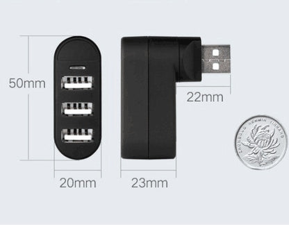 USB splitter usb hub splitter multi-interface spin farbe 2,0 high speed expansion hub HUB