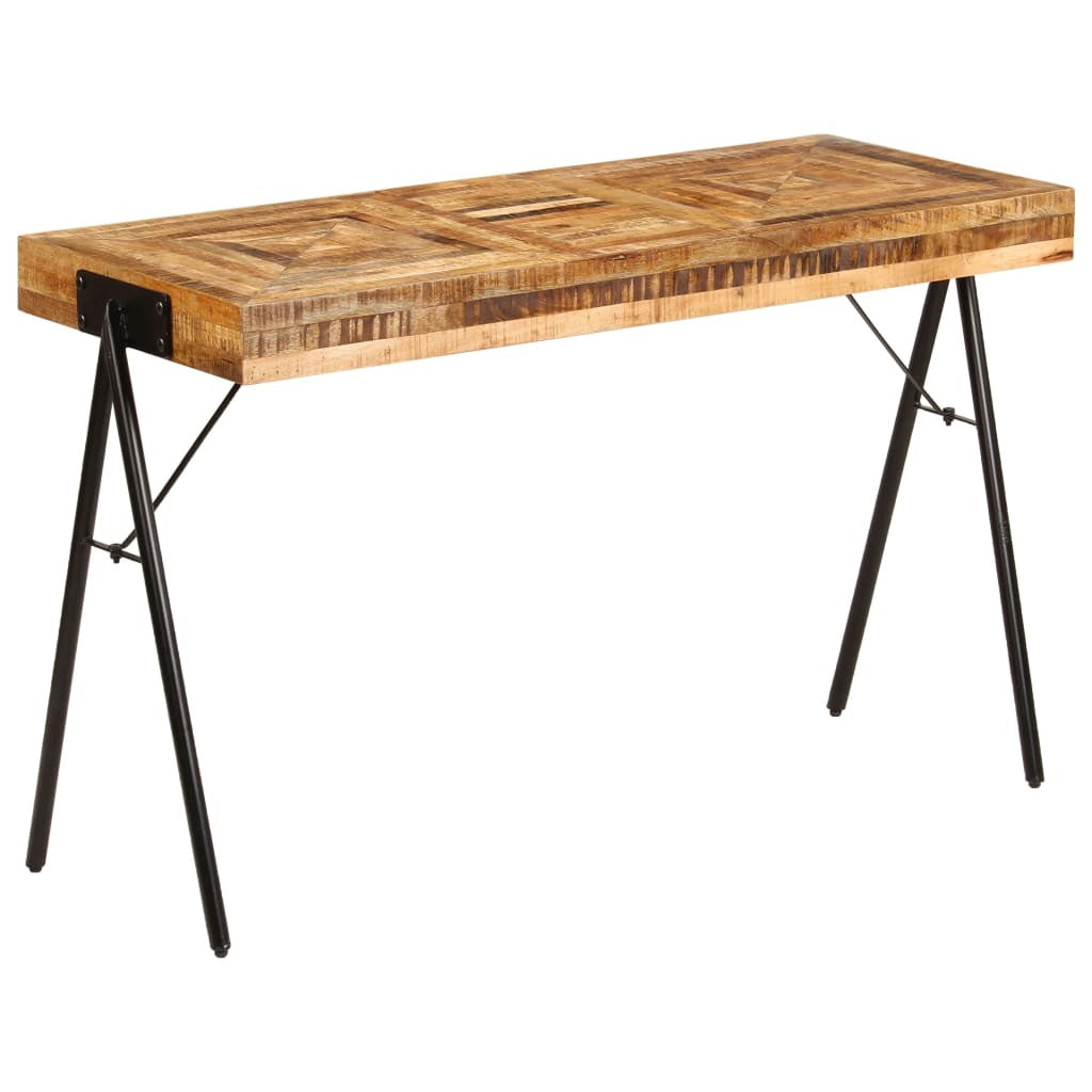 vidaXL Writing Table Solid Mango Wood 118x50x75 cm