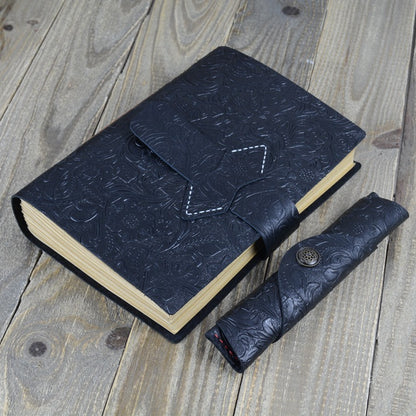 Leather hand made notebook