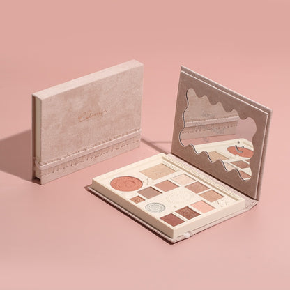 Embossed Eyeshadow Palette Blush Highlighter All-in-one Palette