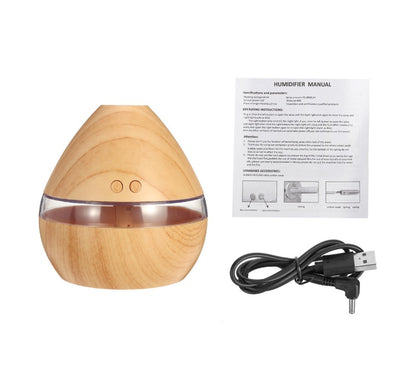 USB LED Aroma Ultrasonic Humidifier 300ML Summer Aromatherapy Essential Oil Air Diffuser Gift