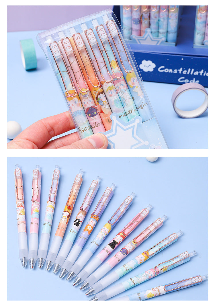 Yimu Lin Lisa's Secret Constellation Press Gel Pen-2 Cute Cartoons