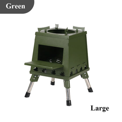 Outdoor Camping Wood Stove Folding Portable Wood Stove