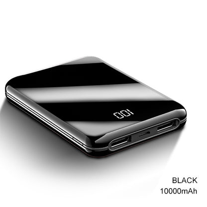 10000mAh Power Bank Externe Batterie Bank 8W Quick Charge Power tragbare ladegerät mit Dual USB Ausgang für Telefon