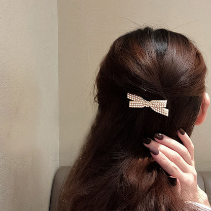 Zhao Liying the same pearl bow hairpin