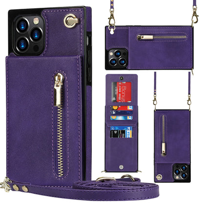 Zipper-Fall Telefon Fall Crossbody