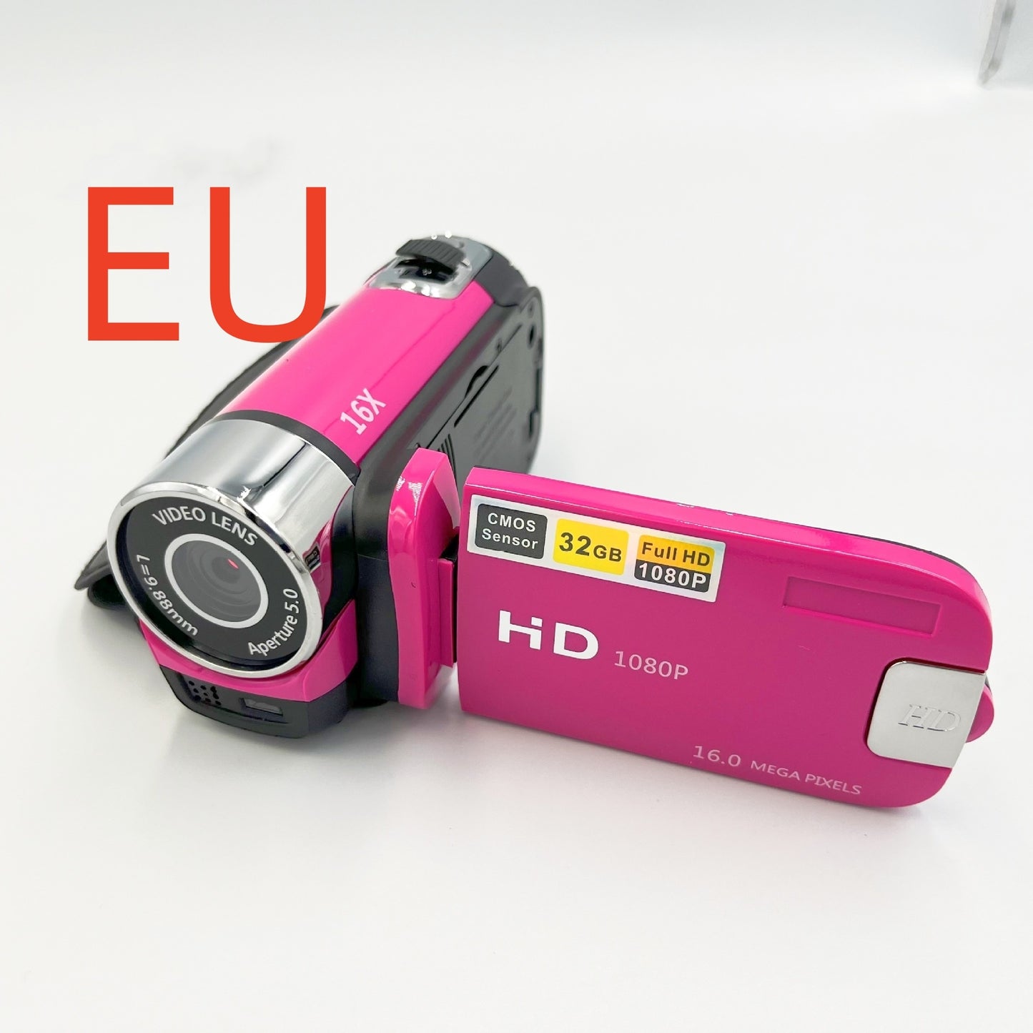 Vlog Camera 1080P Full HD 16 Million Pixel DV Camcorder Digital Video Camera Screen 16X Night Shoot Zoom Digital Zoom