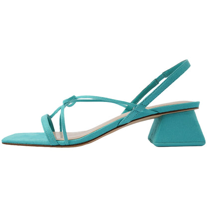 Women's Summer Sandals With Middle Heels