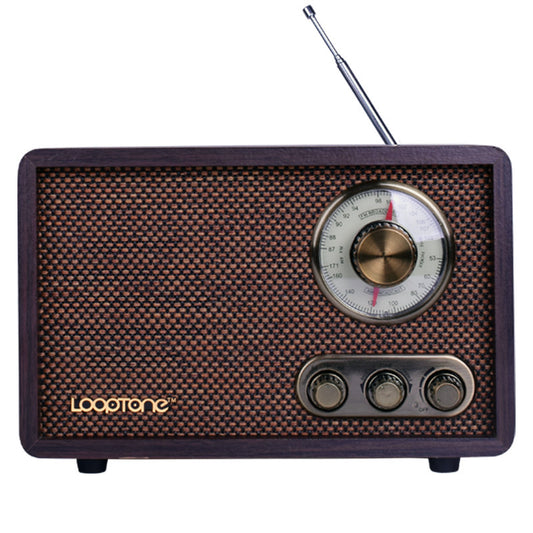 Wooden Old-Fashioned Semiconductor Home Bluetooth Radio