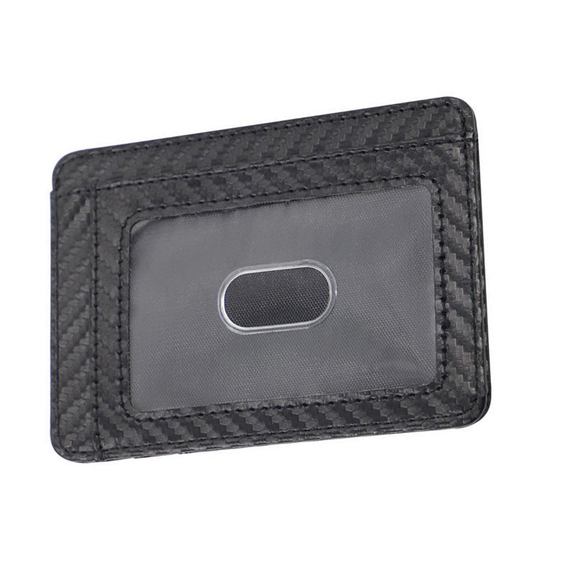 Wallet-PU Leather Airtag Card Holder RFID Anti-theft Card Holder