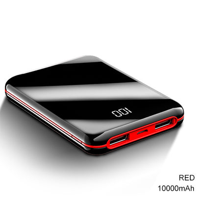 10000mAh Power Bank Externe Batterie Bank 8W Quick Charge Power tragbare ladegerät mit Dual USB Ausgang für Telefon