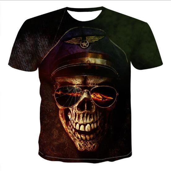 Mens Skull T shirts 3D t- shirts