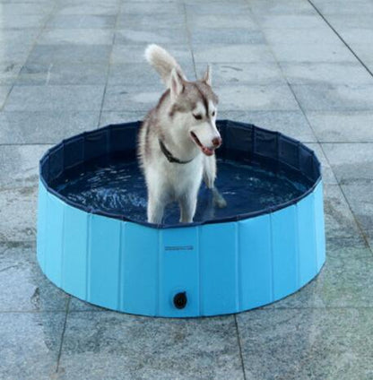 Faltbare Haustier Hund Schwimmen Pool Dusche Bad Pool