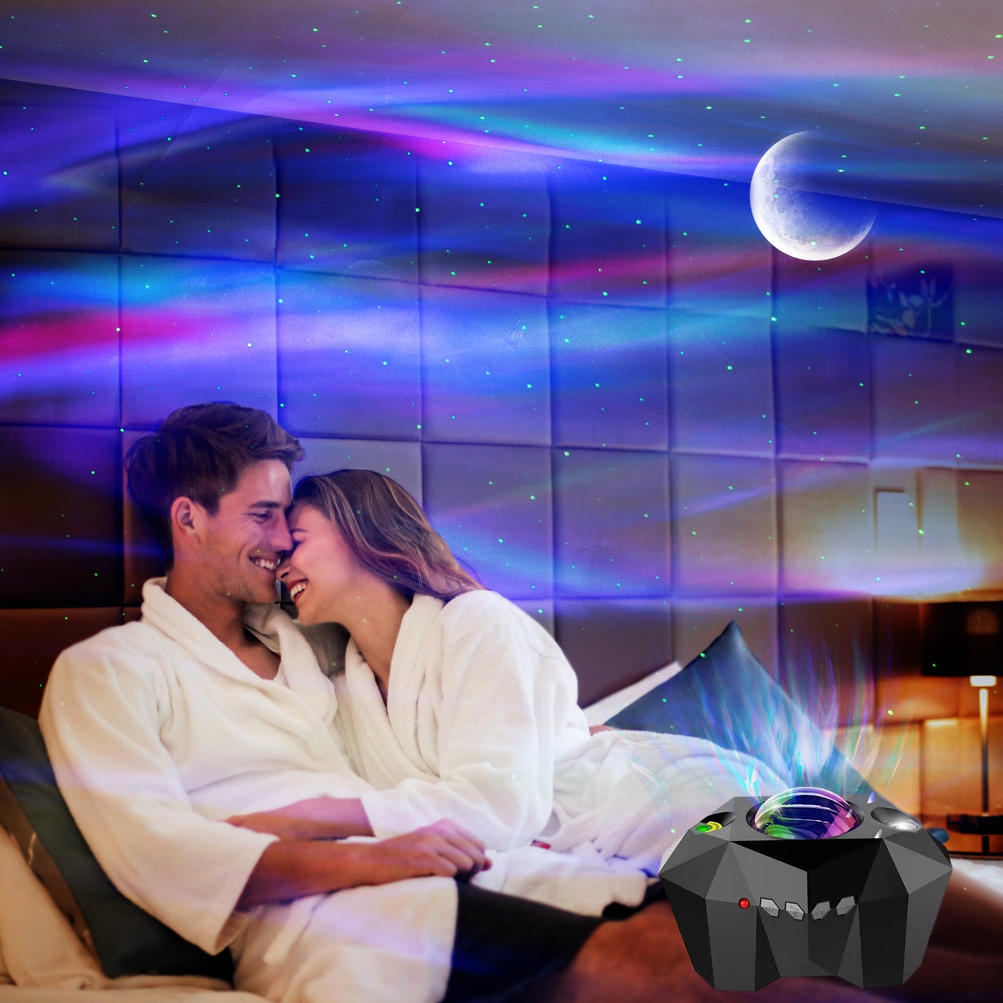 USB Wasser Muster Bluetooth Musik Ocean Star Projektor Lampe