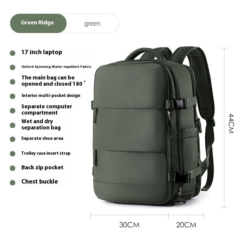 Men's And Women's Same Large Capacity Travel Computer Backpack.