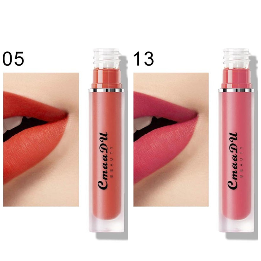 15 Shades Of Non-Stick Cup Lip Gloss Matte Lipstick