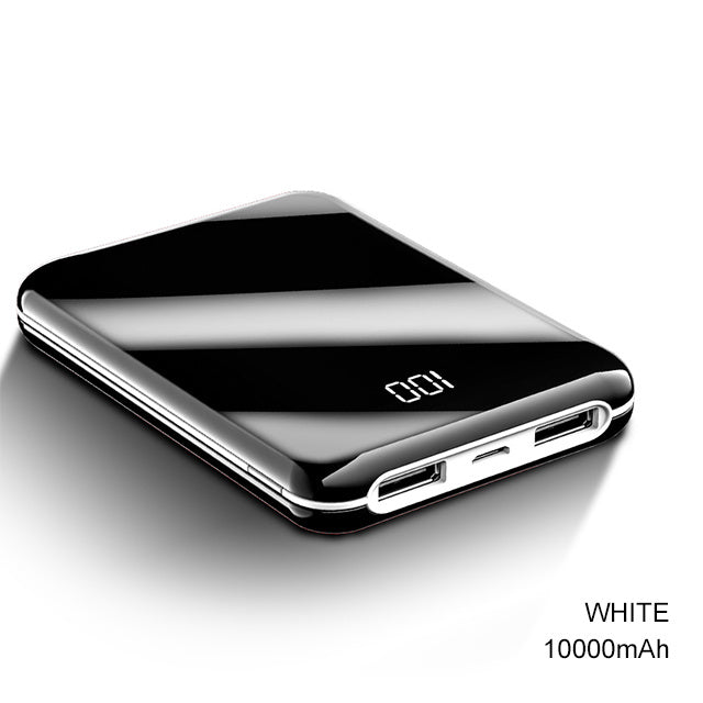 10000mAh Power Bank Externe Batterie Bank 8W Quick Charge Power tragbare ladegerät mit Dual USB Ausgang für Telefon