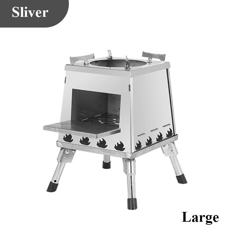 Outdoor Camping Wood Stove Folding Portable Wood Stove