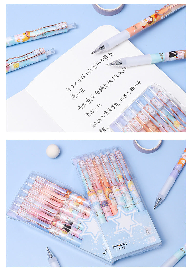 Yimu Lin Lisa's Secret Constellation Press Gel Pen-2 Cute Cartoons